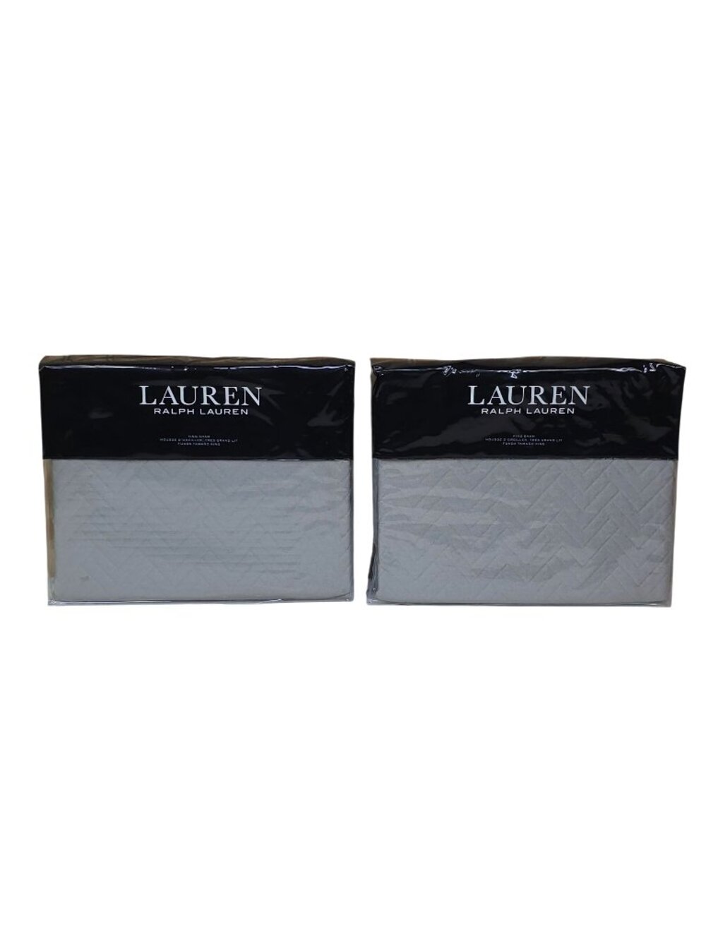 Lauren Ralph Lauren Kaia King Sham 2 Pack 20"x36" Light Gray Cotton Blend